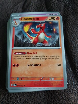 Charmeleon Stage-1 008/091 HP-90 Pokmon Card | eBay Charmeleon Stage-1 008/091 HP-90 Pokmon Card | eBay