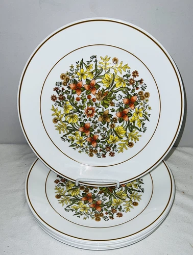 8 Corelle INDIAN SUMMER 10 1/4" DINNER PLATES
