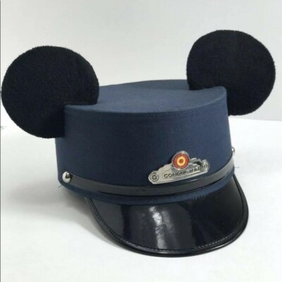 L XL Blue New Disney Mickey Conductor Hat Disneyland Disney Parks
