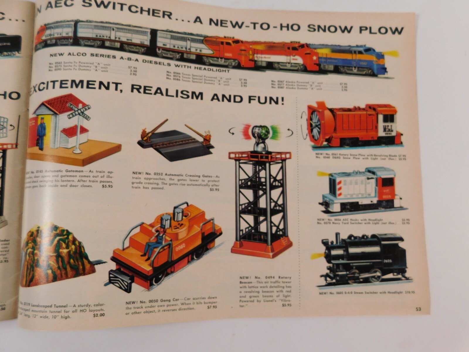 Vintage Original 1959 Lionel Toys Train Catalog Brochure 8.5" x 11" eBay