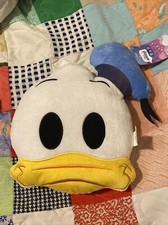 Disney Plush Donald Duck Emoji Blitz Pillow Throw Pillow NEW