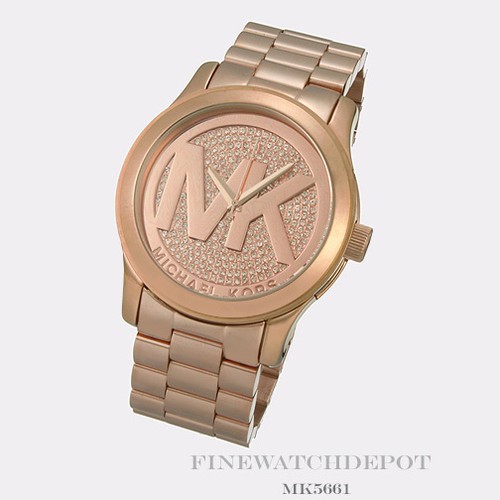 Runway Rose Gold-Tone Watch MK5661 
