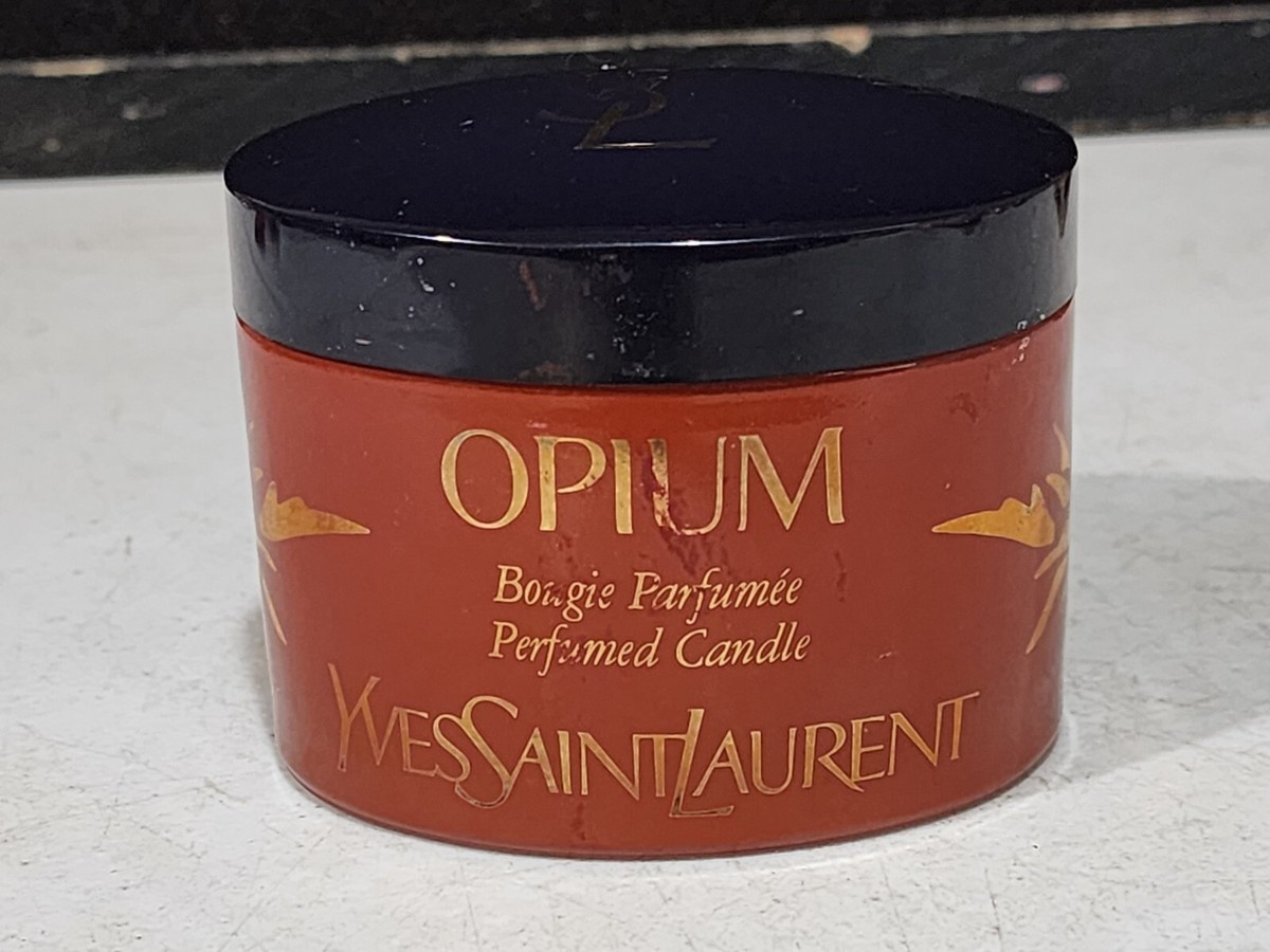 Vintage Older YSL Yves Saint Laurent Opium Votive Candle Jar | eBay