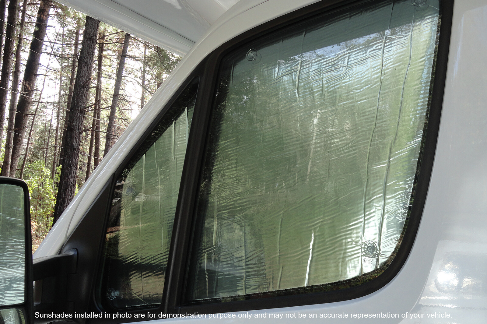 20142023 Dodge Ram Promaster Windshield Sunshade with Rear View Mirror