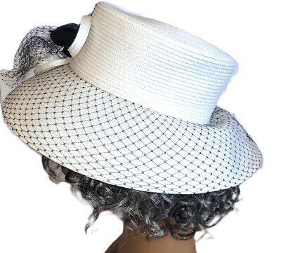 Giovannio Wide Brim Straw Sun Hat Giovannio Hat Blue Wide Brim | 4sisters1closet – 4Sisters1Closet main image 2