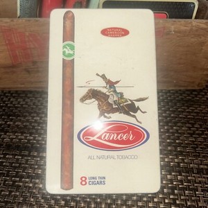 Vintage Lancer Cigar Tobacco Tin
