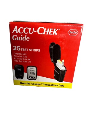 ACCU-CHEK Guide Glucose Blood Test Strips - 25 Strips