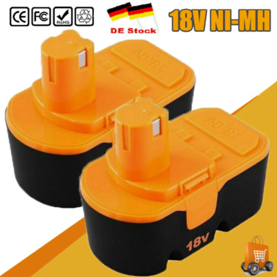 18 V für Ryobi Ersetzen 18 Volt PLUS 4,8Ah NIMH Akku P100 P101 13022 ABP1801 NEU