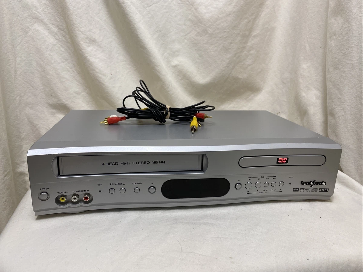 BrokSonic DVCR810 Series B VHS DVD Combo Player