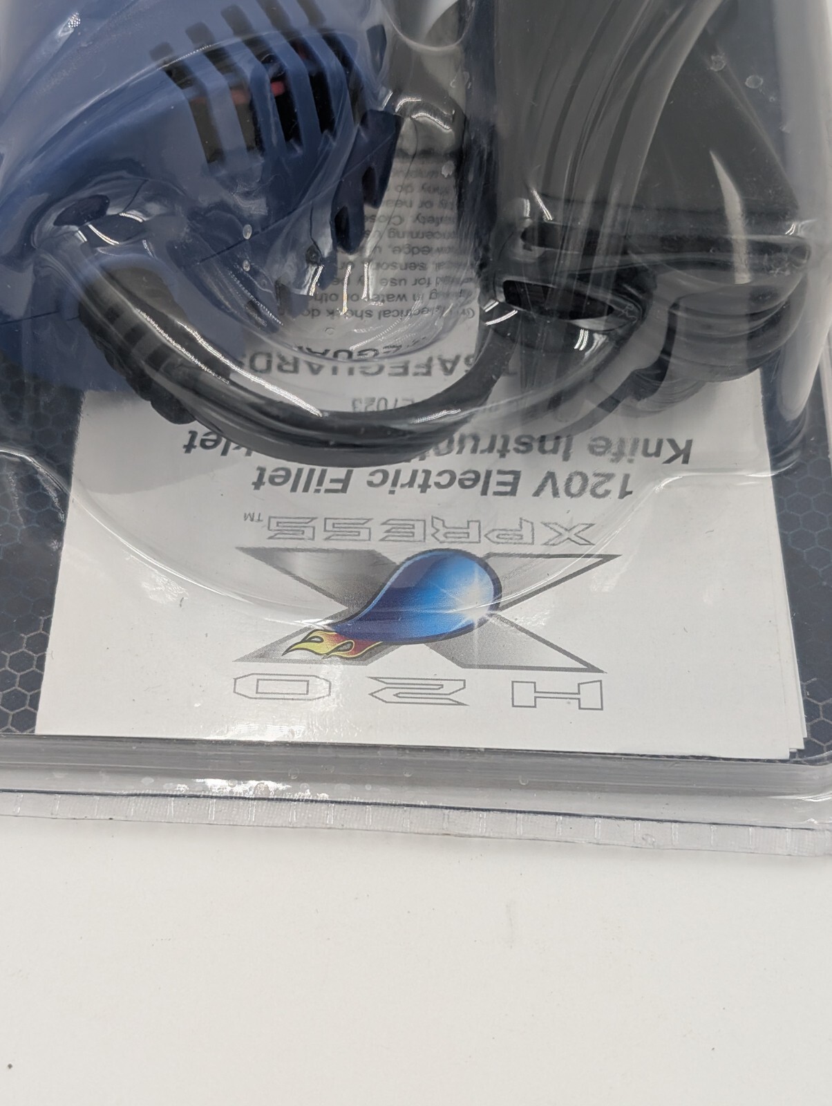 H20 Xpress 110 Volt Electric Fillet Knife 7.5 Inch Reciprocating Blade BRAND NEW