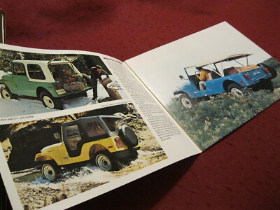1976 Jeep CJ5-CJ6-CJ7 Tri-fold Sales Brochure | eBay