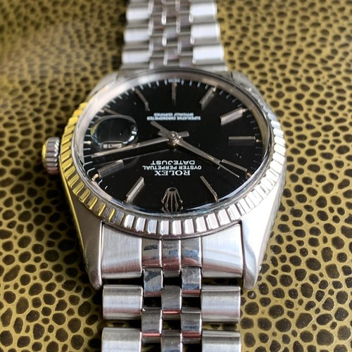 1978 Rolex DateJust 16030 - RARE Black Dial - Automatic Stainless Steel Watch - Picture 9 of 23
