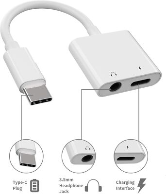 Apple MFi Certified IPhone 15 USB-C To 3.5mm Headphone Jack Adapter, 3...