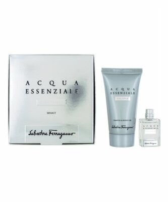 Salvatore Ferragamo ACQUA ESSENZIALE セット Salvatore Ferragamo Acqua Essenziale Blu , 3 Pc Gift Set 3.4oz EDT