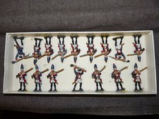 16 Antique Unmarked Revolutionary War Lead Soldiers