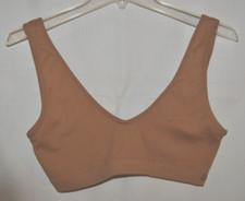 Women's DANSKIN Light Brown Sports Bra Size L