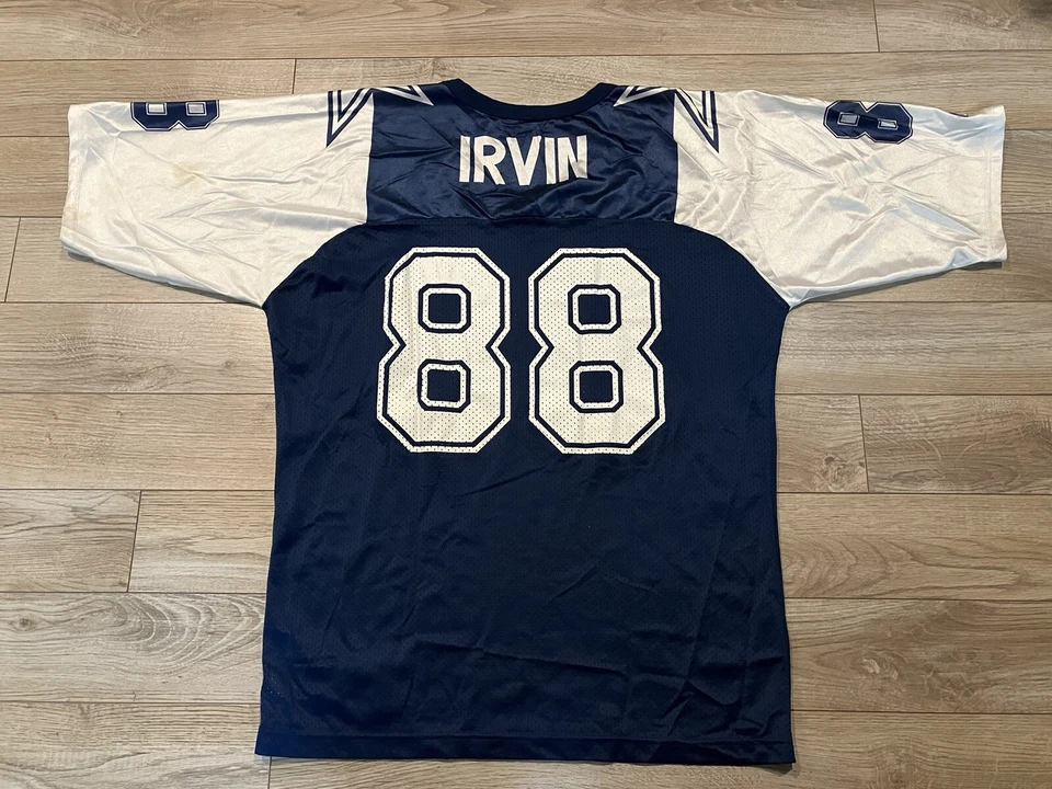 Michael Irvin Dallas Cowboys NFL Champion Football Jersey 48 LG Large - Image 4 of 4