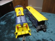 Lionel O Gauge Alaska Railroad Switcher 8154  Illuminated Caboose 6441 Tested