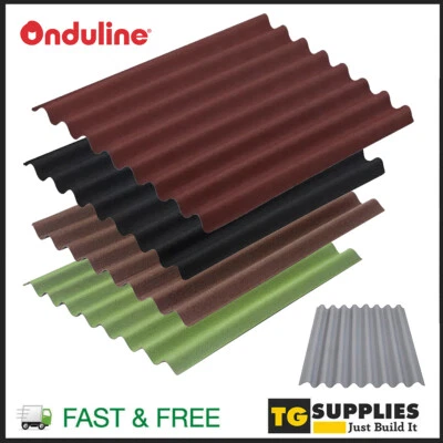 Quality Onduline Easyline Bitumen Corrugated Roofing Sheets 1000x760mm