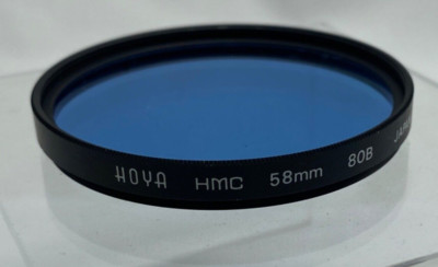 Hoya lens filter HMC 58mm color conversion filter 80B