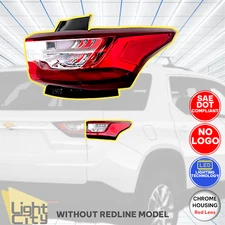 For 2018-2021 Chevy Traverse Passenger Side Outer Tail Light (w/o REDLINE) RH