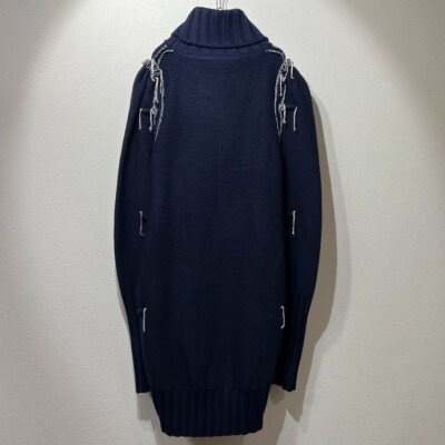 Maison Martin Margiela x H&M Navy Turtleneck Knit One-piece Dress