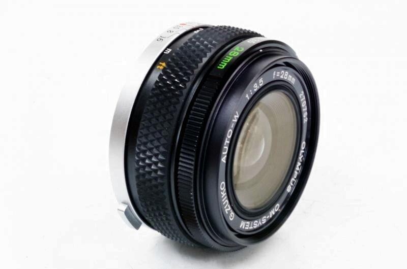 Olympus OM G.Zuiko Auto-W 28mm F3.5 Wide Angle Prime Lens Full