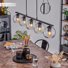 5-flammige Hänge Lampen Pendel Leuchten Glas Ess Wohn Schlaf Zimmer Kugelleuchte