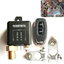 Remote Control Car Battery Isolator Master Switch Disconnect Relay Integrated
