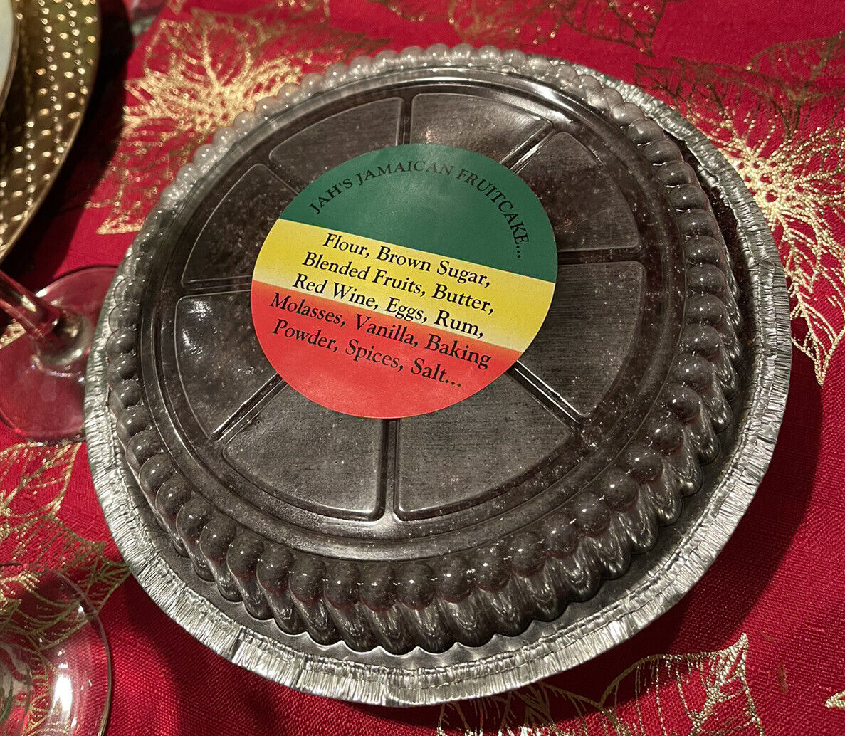 Jamaican 100 % Rum Cake, black Cake, Caribbean Fruit Cake. - JAH