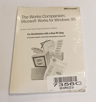 Microsoft Works für Windows 95 - Medien und Echtheitszertifikat inklusive