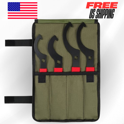 Coilover Adjustment Spanner Wrench Universal Set Tool for Suspension System 4 Pc