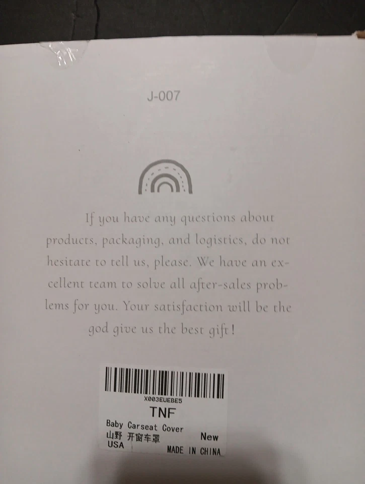 Baby Car Seat Canopy - Blue, Green,Gray color - Image 3 of 3