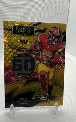 2024 Panini Select - Sparks Terry McLaurin #S-TMN Gold Prizm 10/10