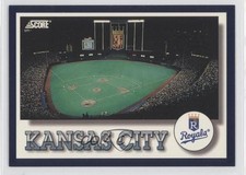 1994 Score Checklist Kansas City Royals Checklist Kauffman Stadium #323 0b3