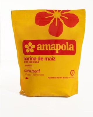 AMAPOLA CORN MEAL BAKING FLOUR MULTIPURPOSE PUERTO RICAN FOOD HARINA MAIZ 5 Lb. 
