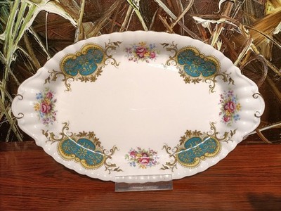 ROYAL ALBERT England BERKELEY  edle Gebäckschale 27cm x 16cm