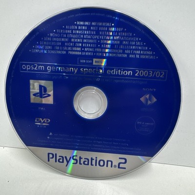 OPS2M GERMANY SPECIAL EDITION 2003/02 DEMO PS2 PLAYSTATION 2 private Sammlung.