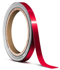 Gloss Metallic Red Air-Release Adhesive Vinyl Pinstripe Tape Roll   Inch X 30Ft