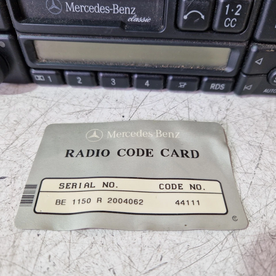C37* Mercedes-Benz Becker Classic BE1150 Autoradio Mit Code  A0038202986 - Bild 2 von 4