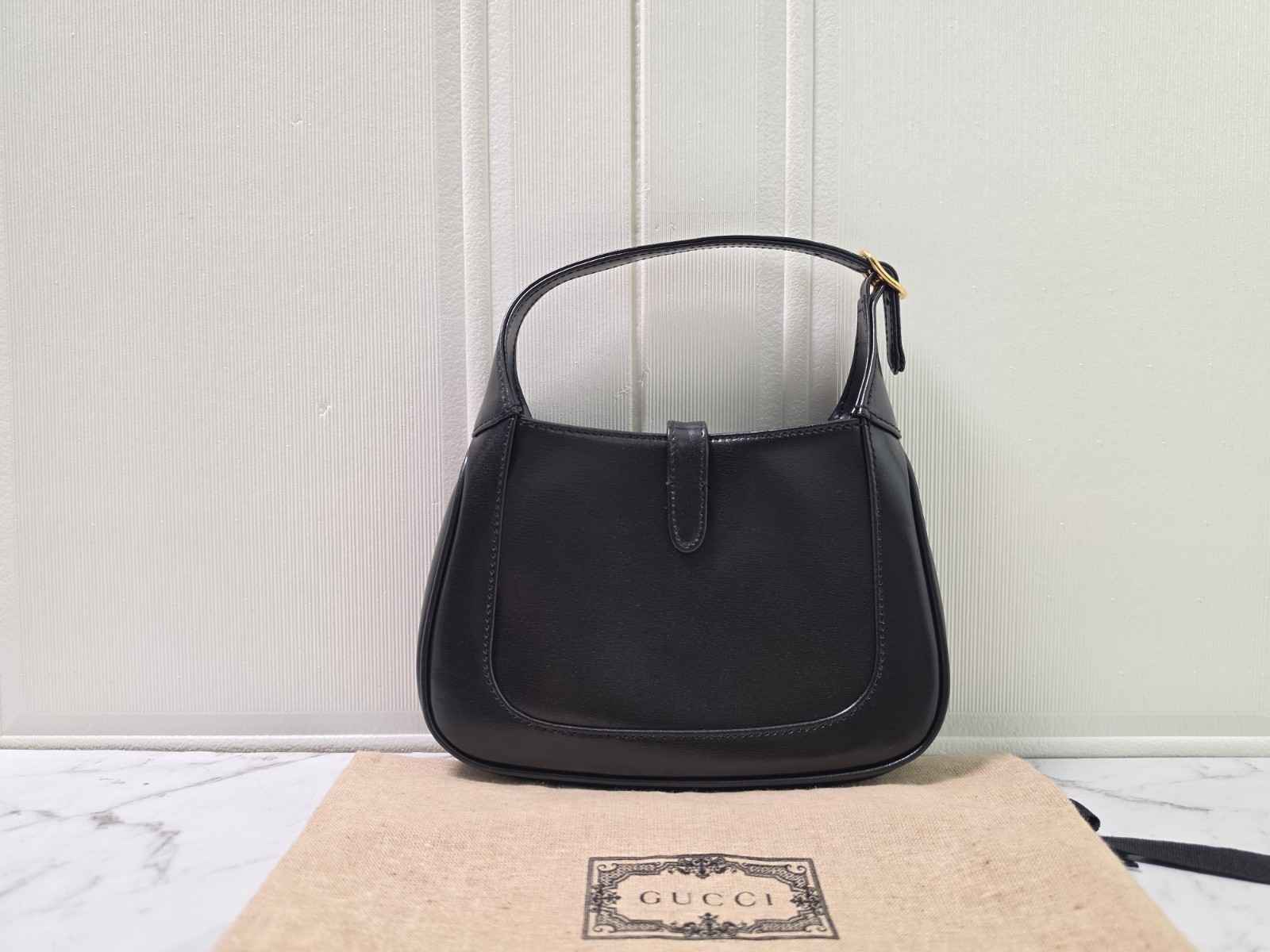 Authentic Pre-owned Gucci Jackie 1961 Mini Black image 2