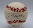 Joe DiMaggio Signed Baseball Autograph Auto Steiner