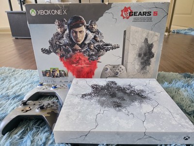 Xbox One X-Gears 5 Limited Edition-1TB With Gear 3&4 Games & an Extra Controller