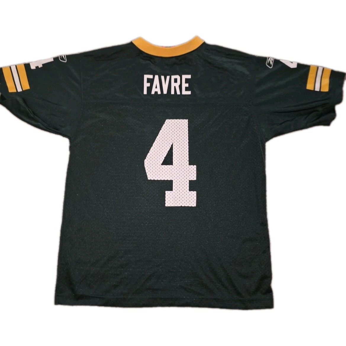 Reebok Brett Favre Green Bay Packers YOUTH Size L NFL Team Jersey