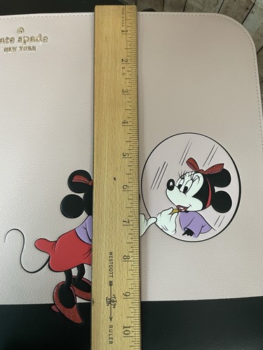 Kate Spade Disney Laptoptasche Minnie Mouse Lippenstift, hellrosa, Lippen gepolstert - Bild 4 von 8