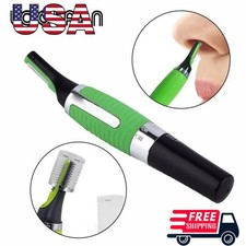 Hot Men Nose Ear Face Neck Eyebrow Hair Mustache Beard Trimmer Shaver Clipper