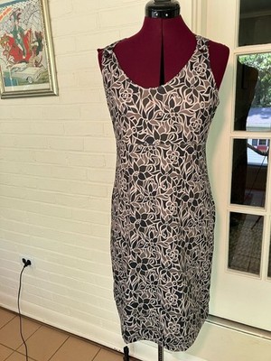 Merrell | Floral Active Dress | Navy & Taupe | Straps | UPF 50+ | Opti-Wick | M