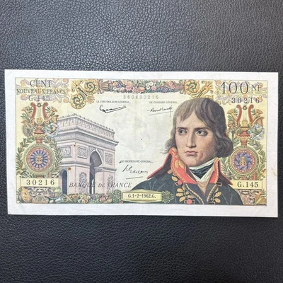 France - Billet 100 NF Bonaparte 1/2/1962 G.145 F.59/13 TB+ / F+ [BFR271] - Photo 1/2