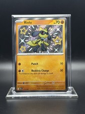 2024 Pokemon Paldean Fates - Riolu Shiny Holo No. 173/91 on eBay
