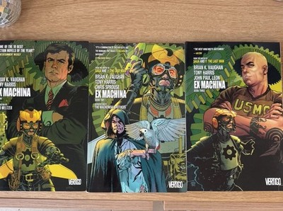 Ex Machina HC The Deluxe Edition #1 #2 #3  VF 2008 Brian H Vaughan Tony Harris
